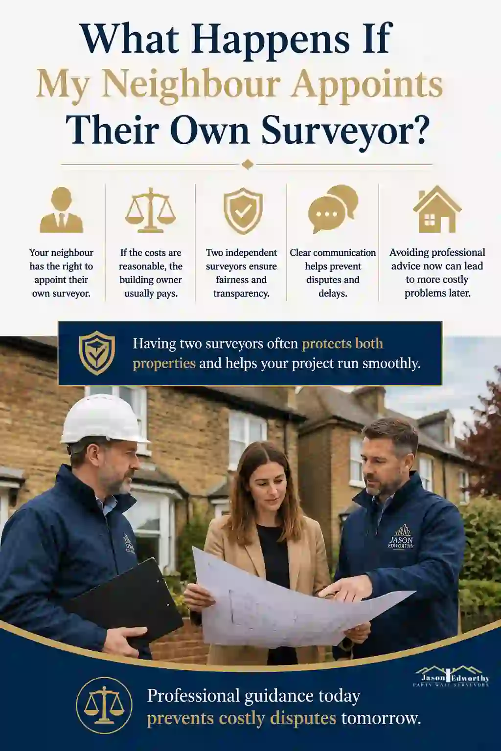 What Happens If My Neighbour Appoints Their Own Surveyor Farnborough?
